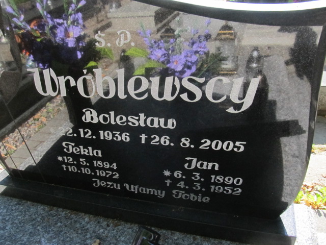 Bolesław Wróblewski 1936 Prudnik - Grobonet - Wyszukiwarka osób pochowanych