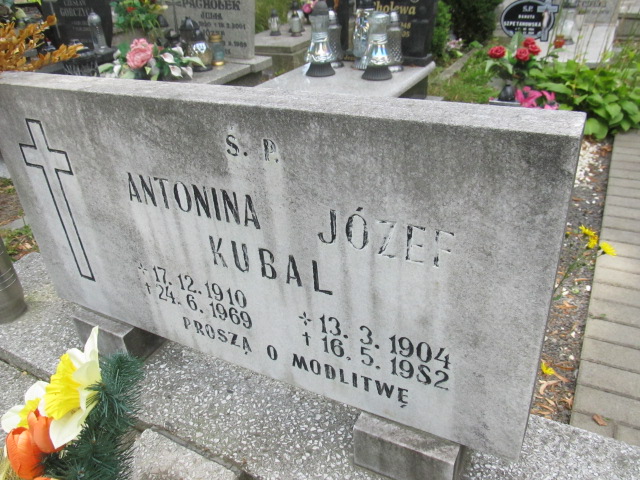 Antonina Kubal 1910 Prudnik - Grobonet - Wyszukiwarka osób pochowanych