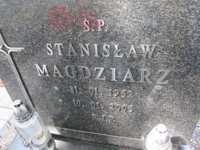Stanisław Magdziarz 1952 Prudnik - Grobonet - Wyszukiwarka osób pochowanych