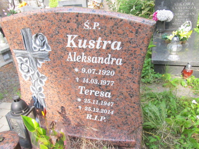 Teresa Kustra 1947 Prudnik - Grobonet - Wyszukiwarka osób pochowanych