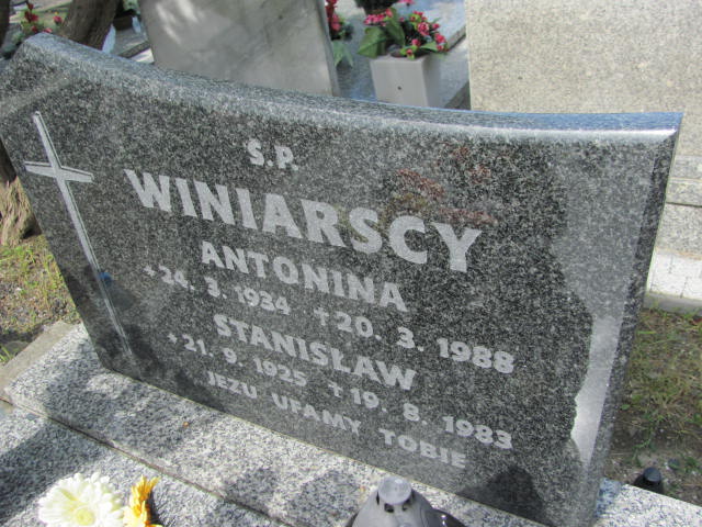 Stanisław Winiarski 1925 Prudnik - Grobonet - Wyszukiwarka osób pochowanych