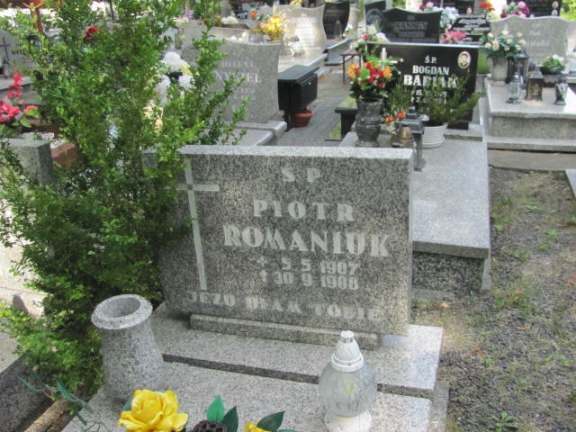 Piotr Romaniuk 1907 Prudnik - Grobonet - Wyszukiwarka osób pochowanych