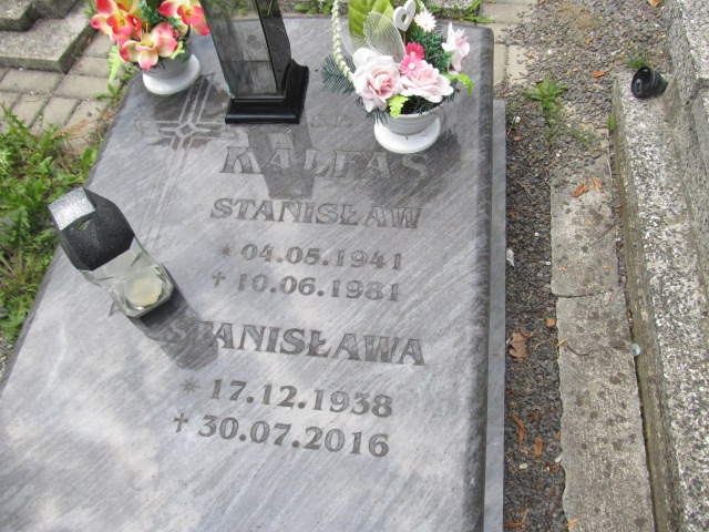 Stanisława Kalfas  1938 Prudnik - Grobonet - Wyszukiwarka osób pochowanych