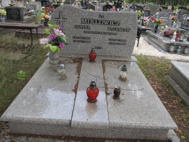 Grób Bolesław Miklowicz 