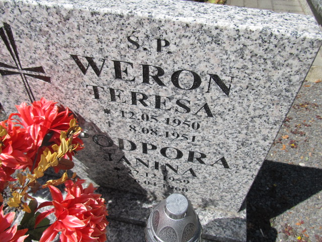 Janina Podpora 1959 Prudnik - Grobonet - Wyszukiwarka osób pochowanych