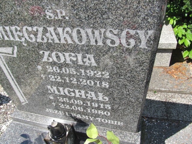 Zofia Mięczakowska 1922 Prudnik - Grobonet - Wyszukiwarka osób pochowanych