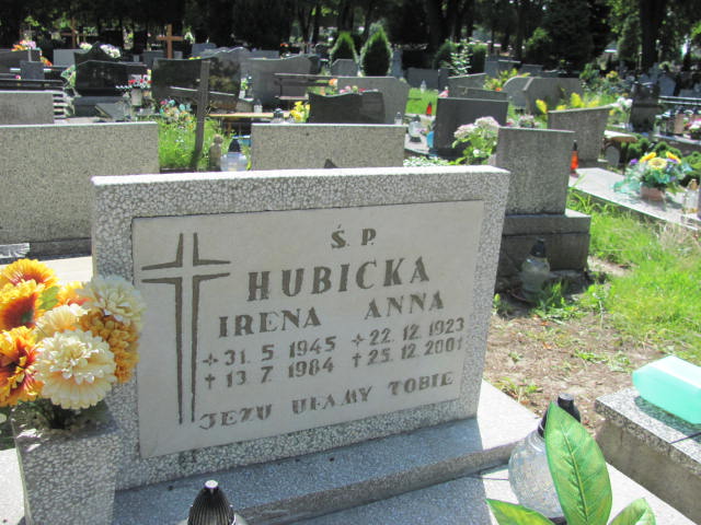 Anna Hubicka 1923 Prudnik - Grobonet - Wyszukiwarka osób pochowanych