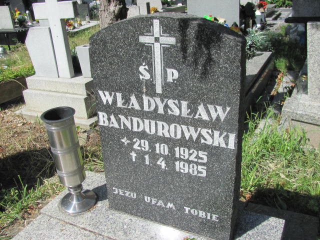 Władysław Bandurowski  1925 Prudnik - Grobonet - Wyszukiwarka osób pochowanych