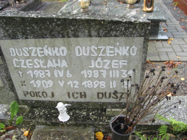 Czesława Duszeńko 1987 Prudnik - Grobonet - Wyszukiwarka osób pochowanych