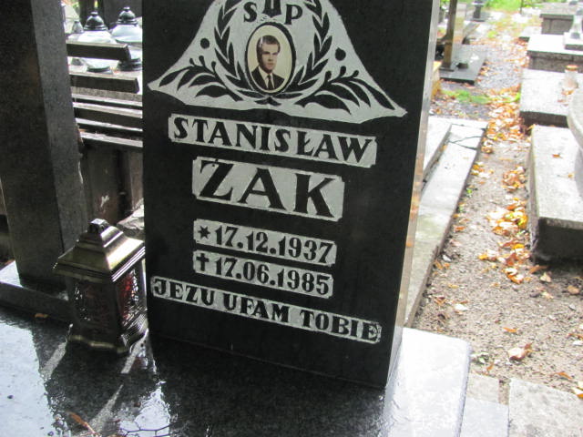 Stanisław Żak 1937 Prudnik - Grobonet - Wyszukiwarka osób pochowanych