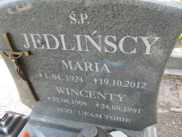 Maria Jedlińska 1924 Prudnik - Grobonet - Wyszukiwarka osób pochowanych