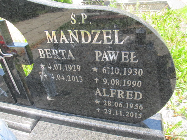 Berta Mandzel 1929 Prudnik - Grobonet - Wyszukiwarka osób pochowanych