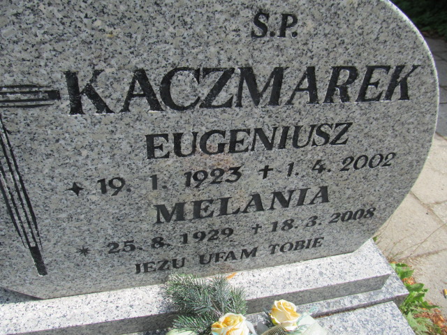 Eugeniusz Kaczmarek 1923 Prudnik - Grobonet - Wyszukiwarka osób pochowanych