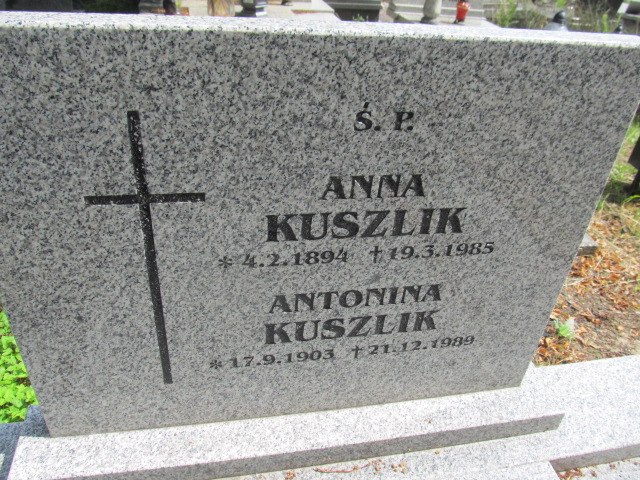 Antonina Kuszlik 1903 Prudnik - Grobonet - Wyszukiwarka osób pochowanych