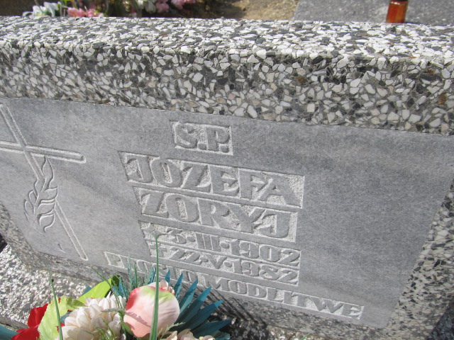 Józefa Zoryj 1902 Prudnik - Grobonet - Wyszukiwarka osób pochowanych