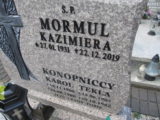 Kazimiera Mormul 1931 Prudnik - Grobonet - Wyszukiwarka osób pochowanych