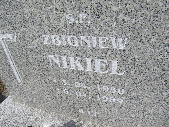Zbigniew Nikiel 1950 Prudnik - Grobonet - Wyszukiwarka osób pochowanych