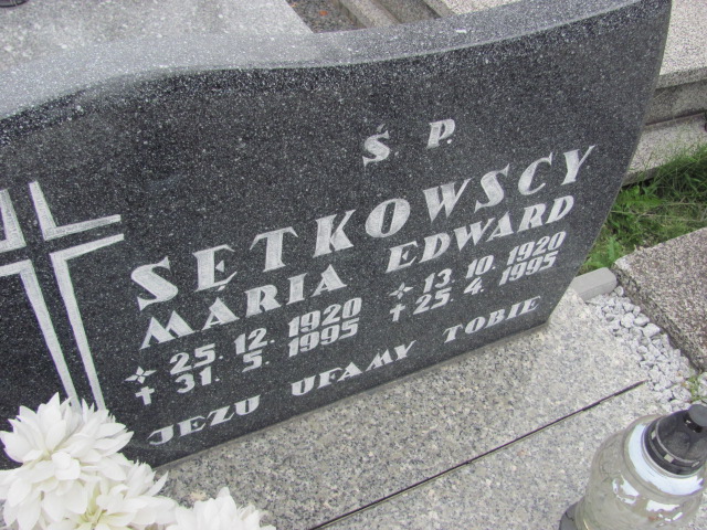 Maria Sętkowska 1920 Prudnik - Grobonet - Wyszukiwarka osób pochowanych