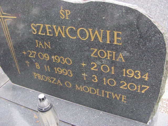 Zofia Szewc 1934 Prudnik - Grobonet - Wyszukiwarka osób pochowanych