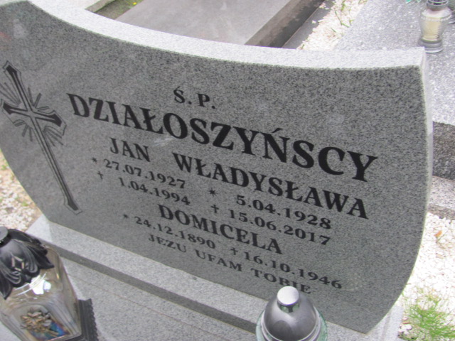 Jan Działoszyński 1927 Prudnik - Grobonet - Wyszukiwarka osób pochowanych