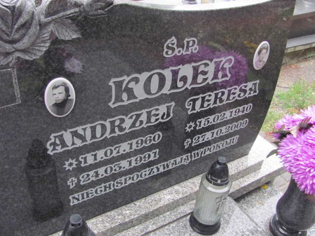 Andrzej Kołek 1960 Prudnik - Grobonet - Wyszukiwarka osób pochowanych