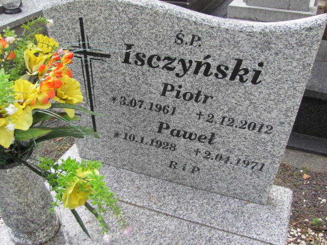 Paweł Isczyński 1928 Prudnik - Grobonet - Wyszukiwarka osób pochowanych