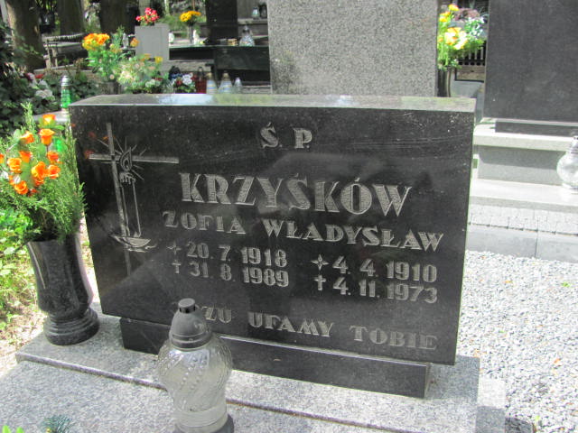 Władysław Krzyśków 1910 Prudnik - Grobonet - Wyszukiwarka osób pochowanych