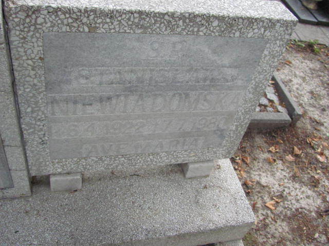 Stanisława Niewiadomska 1922 Prudnik - Grobonet - Wyszukiwarka osób pochowanych