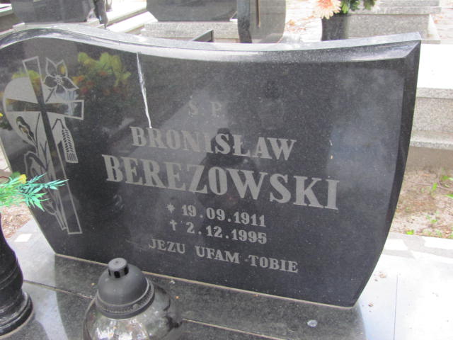 Bronisław Brerezowski 1911 Prudnik - Grobonet - Wyszukiwarka osób pochowanych