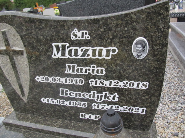 Benedykt Mazur 1935 Prudnik - Grobonet - Wyszukiwarka osób pochowanych