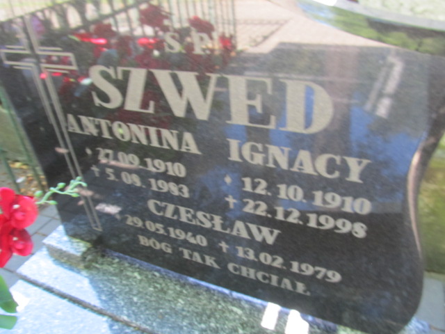 Ignacy Szwed 1910 Prudnik - Grobonet - Wyszukiwarka osób pochowanych