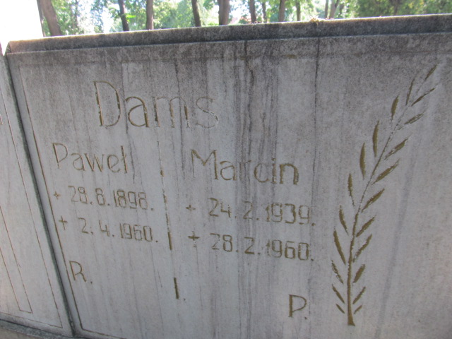Paweł Dams 1898 Prudnik - Grobonet - Wyszukiwarka osób pochowanych