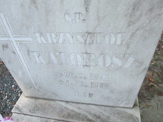 Krzysztof Katorosz 1948 Prudnik - Grobonet - Wyszukiwarka osób pochowanych