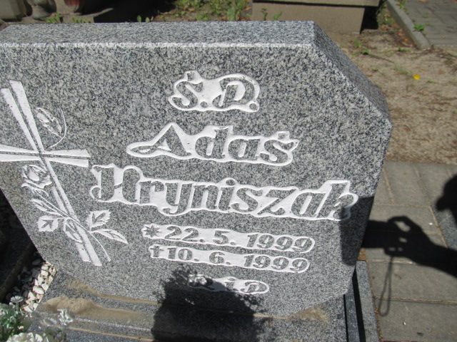 Adam Hryniszak 1999 Prudnik - Grobonet - Wyszukiwarka osób pochowanych