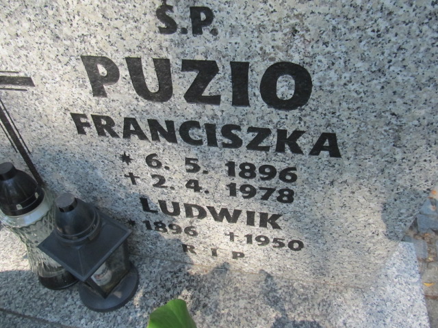 Franciszka Puzio 1896 Prudnik - Grobonet - Wyszukiwarka osób pochowanych