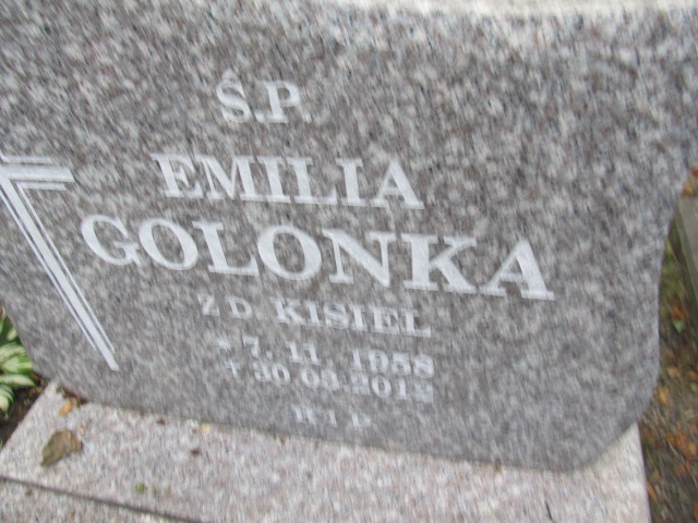 Emilia Golonka 1958 Prudnik - Grobonet - Wyszukiwarka osób pochowanych