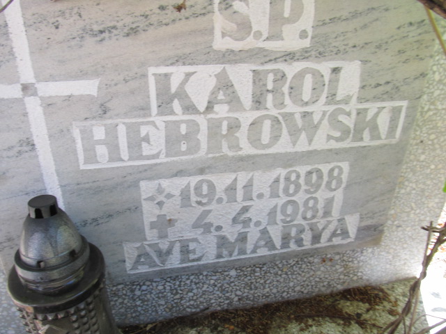 Karol Hebrowski 1898 Prudnik - Grobonet - Wyszukiwarka osób pochowanych