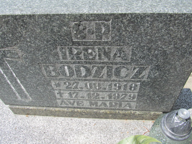 Irena Bodzicz 1918 Prudnik - Grobonet - Wyszukiwarka osób pochowanych