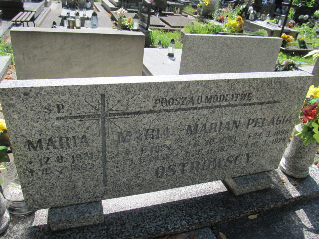 Maria Ostrowska 1924 Prudnik - Grobonet - Wyszukiwarka osób pochowanych