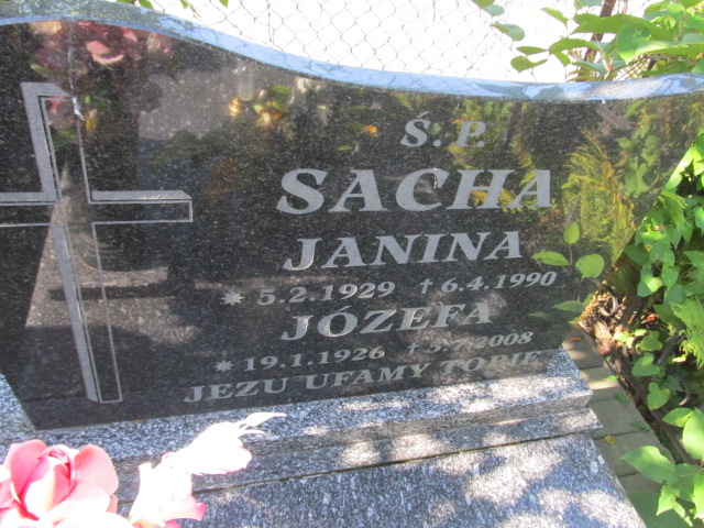 Janina Sacha 1929 Prudnik - Grobonet - Wyszukiwarka osób pochowanych