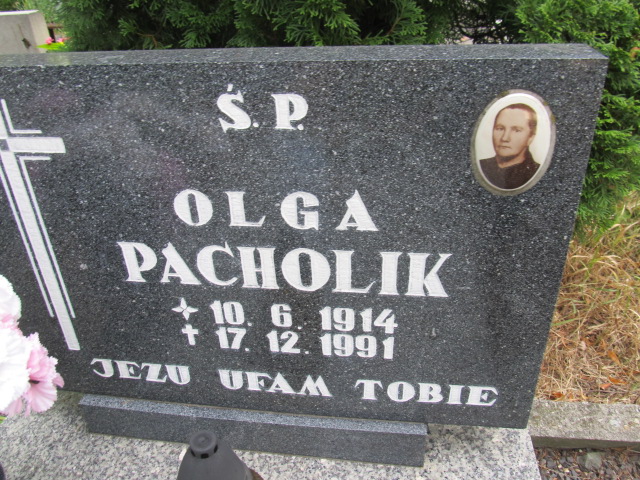 Olga Pacholik 1914 Prudnik - Grobonet - Wyszukiwarka osób pochowanych