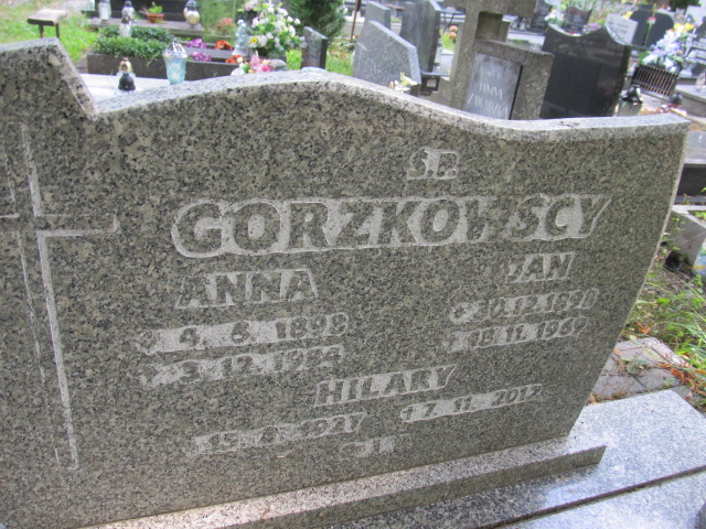 Anna Gorzkowska 1898 Prudnik - Grobonet - Wyszukiwarka osób pochowanych