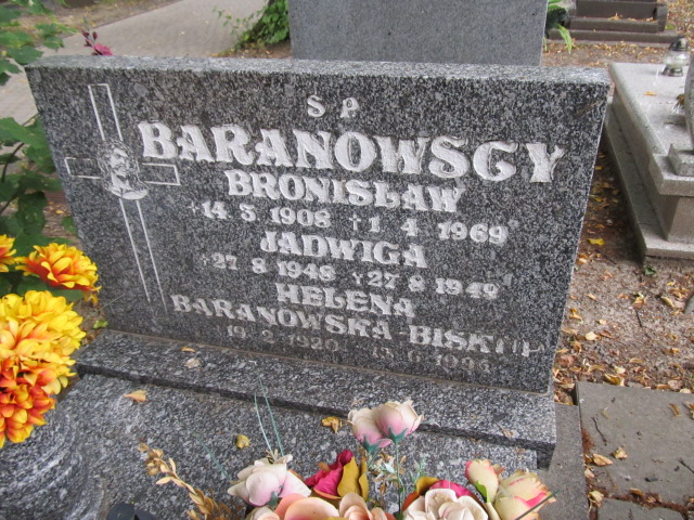 Bronisław Baranowski 1908 Prudnik - Grobonet - Wyszukiwarka osób pochowanych