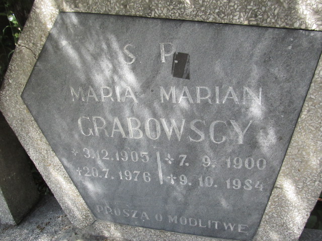 Maria Grabowska 1905 Prudnik - Grobonet - Wyszukiwarka osób pochowanych