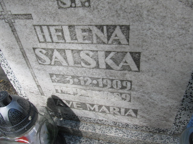 Helena Salska 1909 Prudnik - Grobonet - Wyszukiwarka osób pochowanych