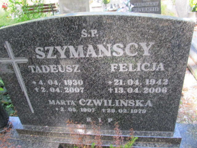 Tadeusz Szymański 1930 Prudnik - Grobonet - Wyszukiwarka osób pochowanych