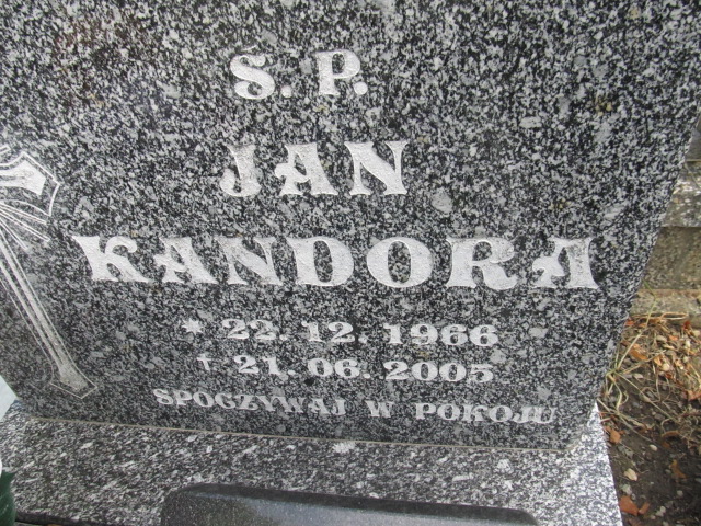 Jan Kandora 1966 Prudnik - Grobonet - Wyszukiwarka osób pochowanych