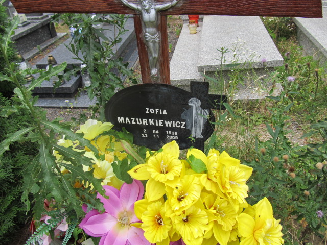 Zofia Mazurkiewicz 1936 Prudnik - Grobonet - Wyszukiwarka osób pochowanych