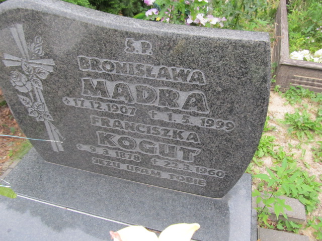 Bronisława Mądra 1907 Prudnik - Grobonet - Wyszukiwarka osób pochowanych